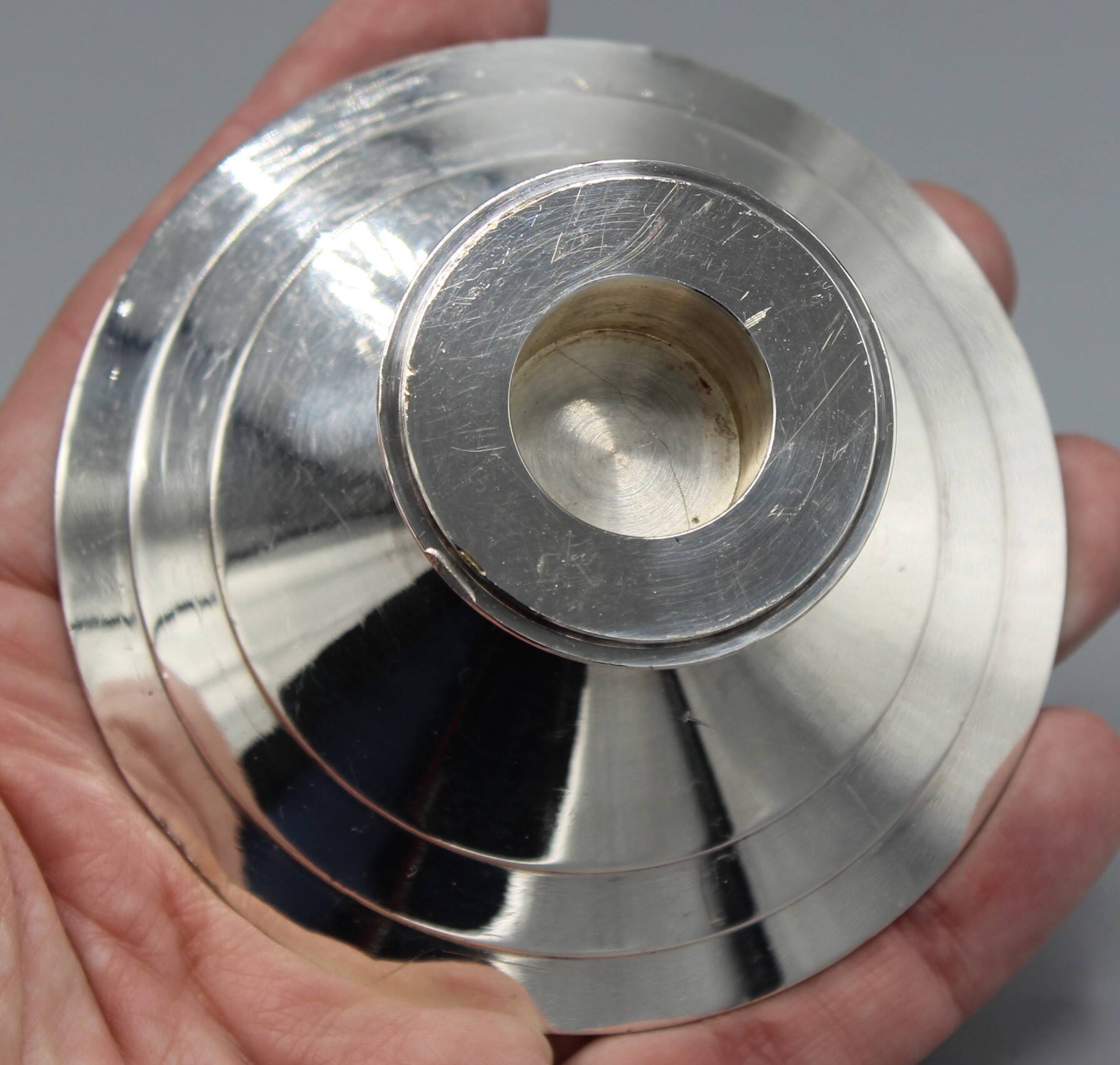 Beautiful silver-plated candle holder - Maison Christofle