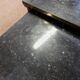 Marble and brass nesting table
