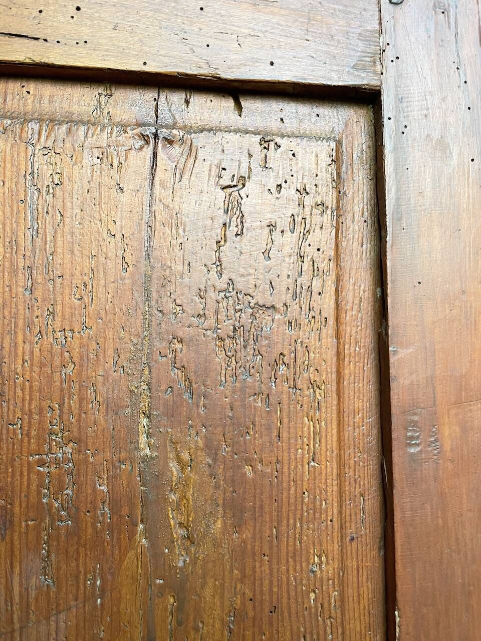 Jam cabinet, folk art furniture, oak, 19th century