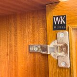 Teak bookcase from WK Möbel, 1960s