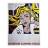 Grande Affiche d'exposition Roy Lichtenstein - M-Maybe - Musée Ludwig de Cologne - 2005