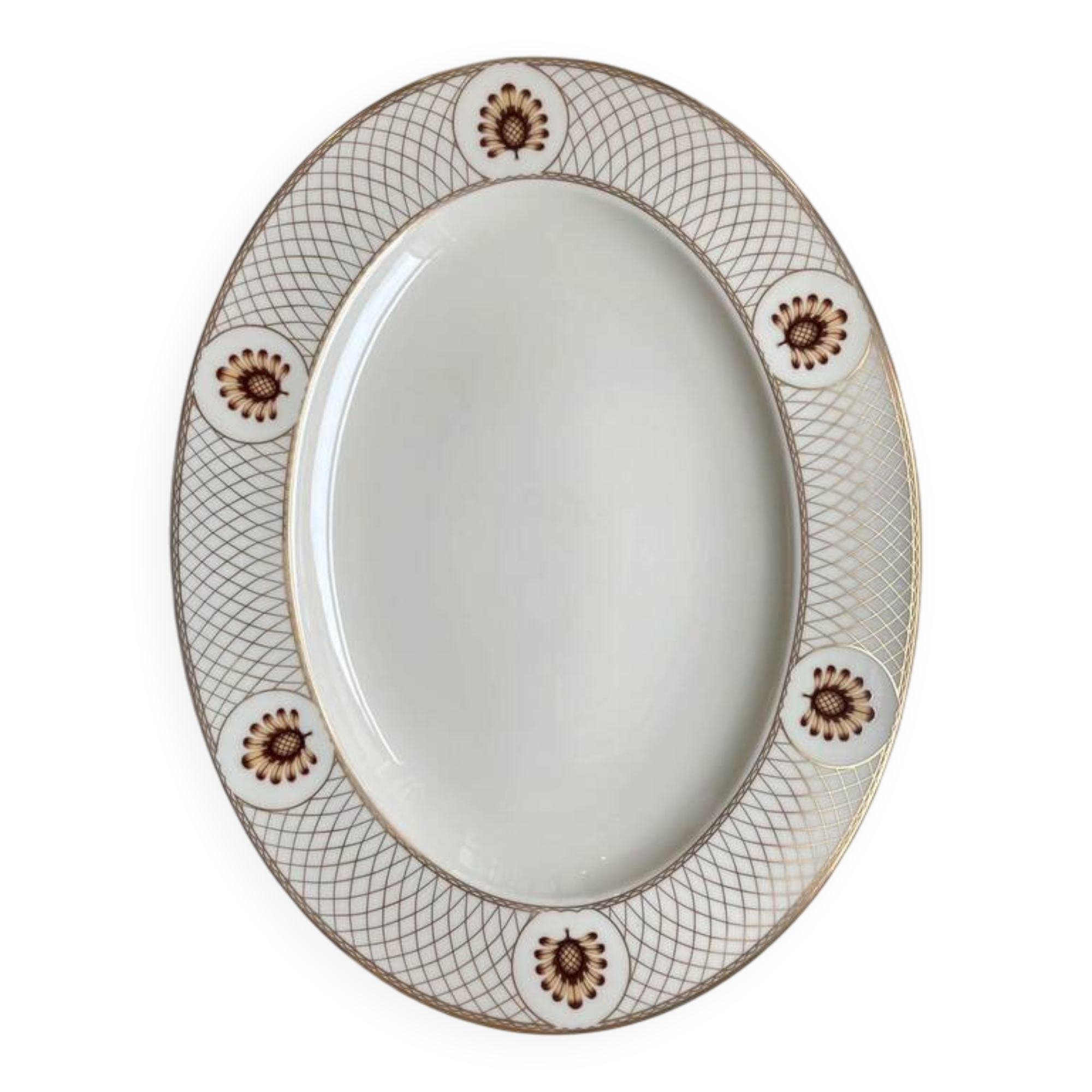Plat ovale en porcelaine Lenox