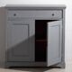 Small antique two-door chest of drawers (circa 1920) #14