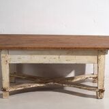 Ancienne table basse blanche (vers 1920)