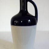 Glazed stoneware ceramic pitcher signed Dolphi, France