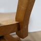 Adjustable office chair, in solid light oak – 1940