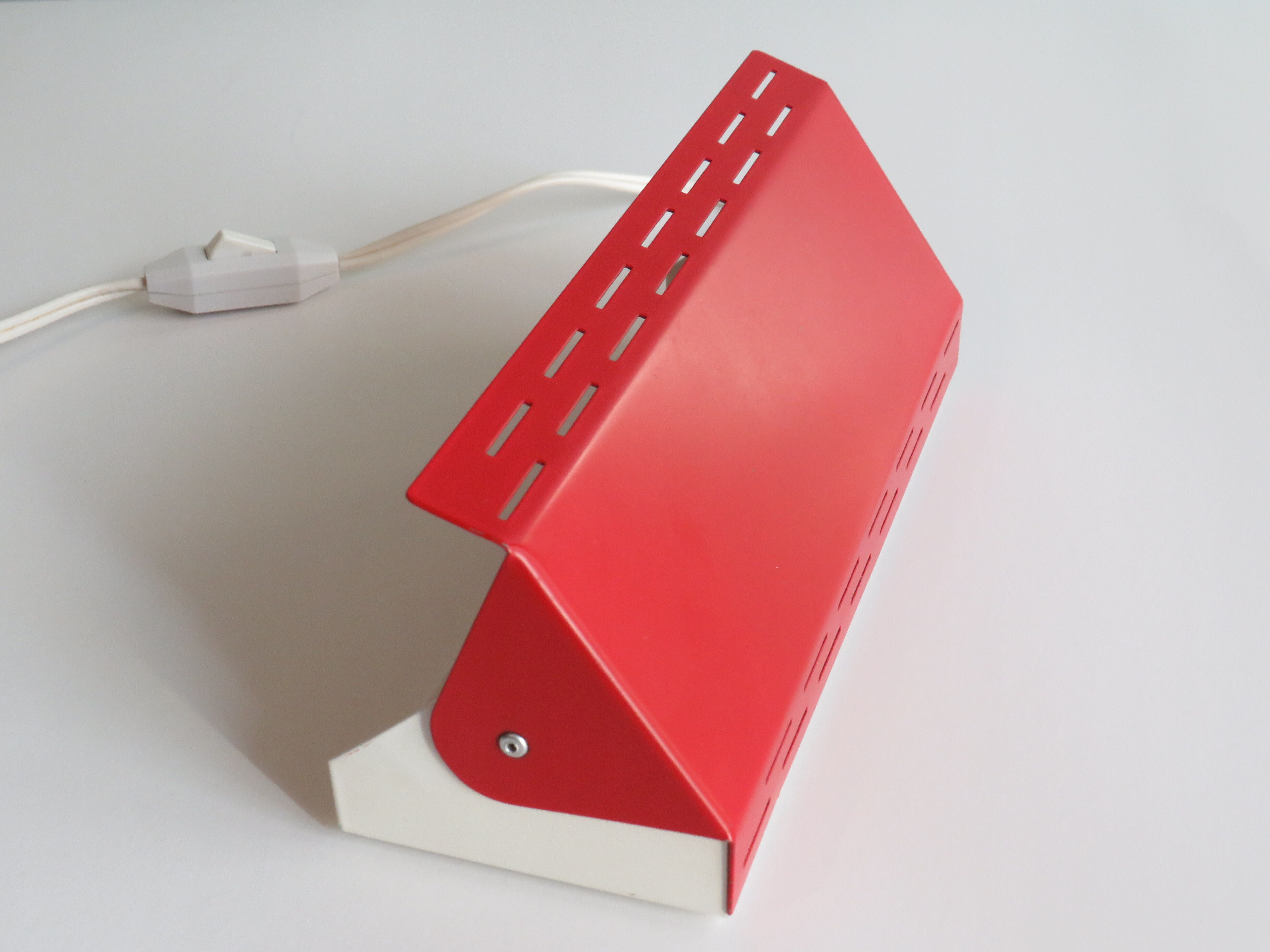 Vintage metal wall lamp from the 1970s G&G for Massive Belgium