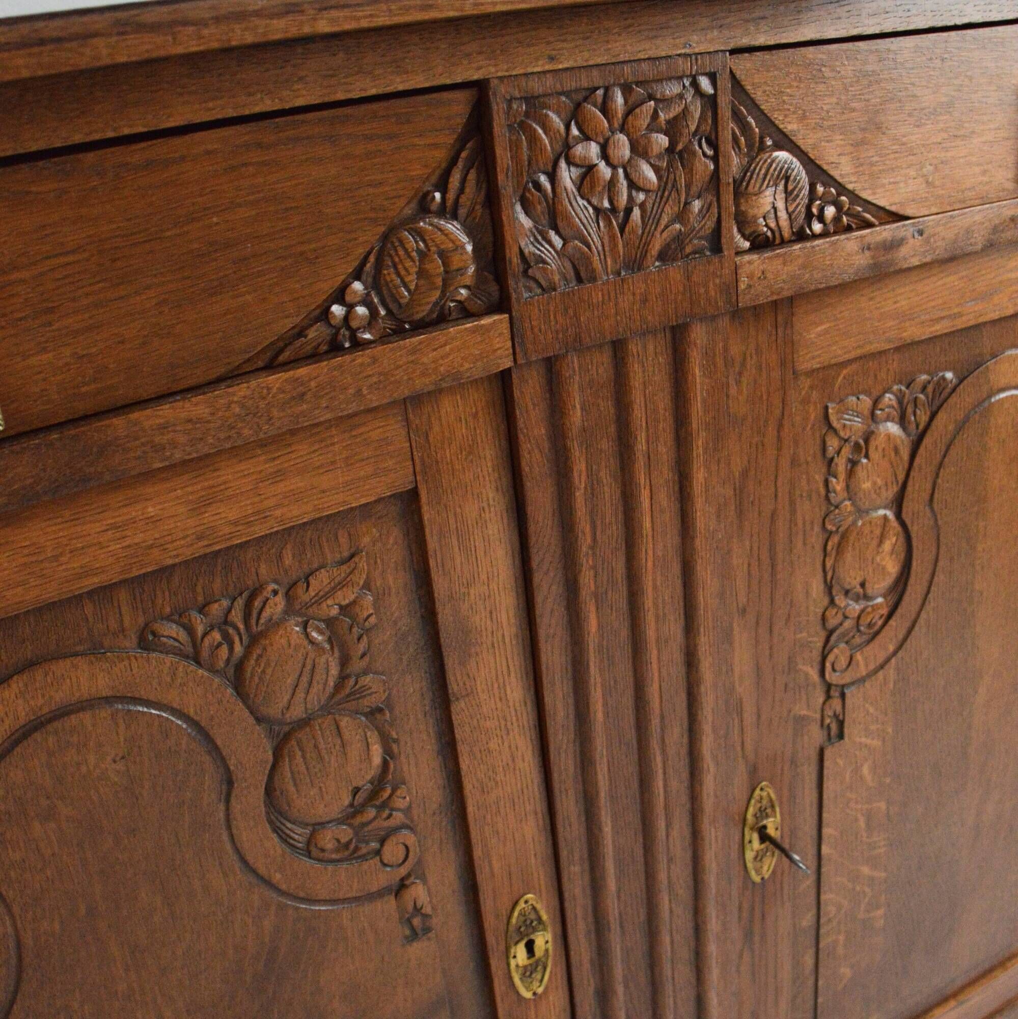 Parisian Buffet / Art Deco Storage Furniture 1930s Vintage