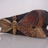 Studio ceramic butterfly wall plaque by Gerhard Liebenthron, Germany, 1982.