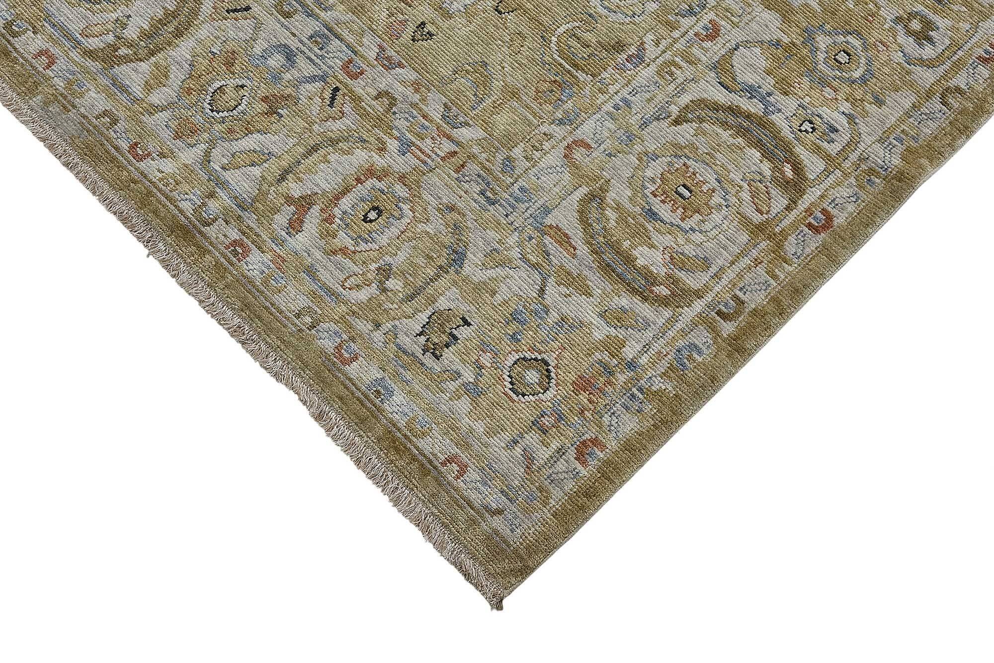 Turkish Handcrafted Loom Oushak Rug 207 cm x 294 cm