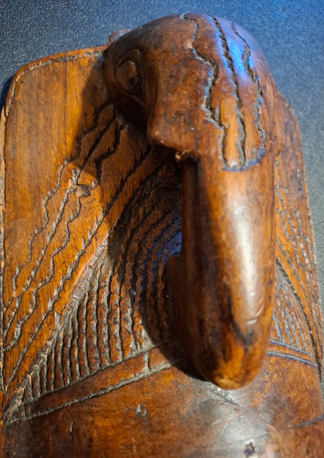 Ashanti tribal mask originating from Ghana.