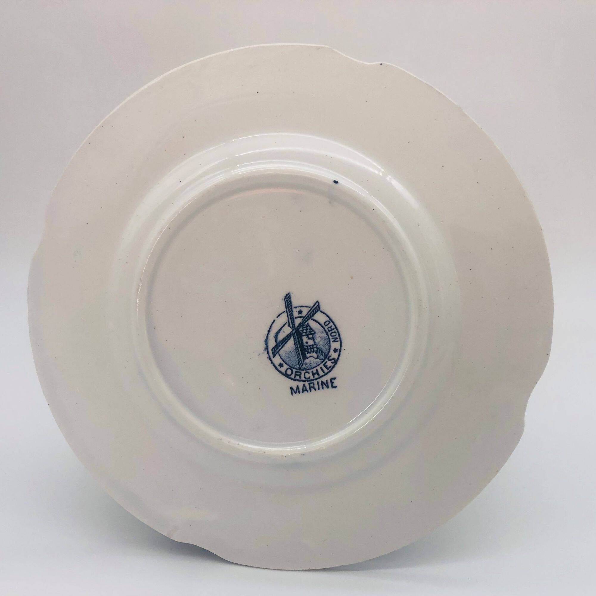 6 "Orchies Nord France" Plates, Marine Model