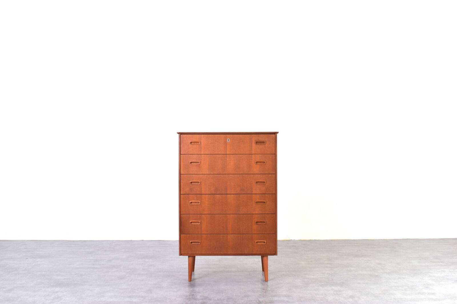 Mid-Century Danish Teak Chest of Drawers, 1960s.