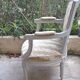 Napoleon III Victorian Armchair Velvet Fabric 19th Century