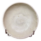 Signed stoneware cup of Raku type