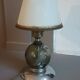 Petite lampe en cristal, art déco