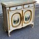 Buffet Louis XV chiffonnier shabby chic relooké 1950 peur profond