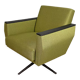 Restored vintage green swivel lounge armchair from 60's / mid century / upholseted / chair