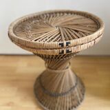 Diabolo rattan stool