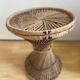 Tabouret en rotin diabolo