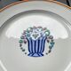 6 dessert plates, model 1930, boch la louvière
