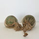 Two old glass floats
