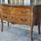 Curved chest of drawers Louis XV style