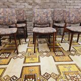 Set of 6 Scandinavian chairs year 70 vintage