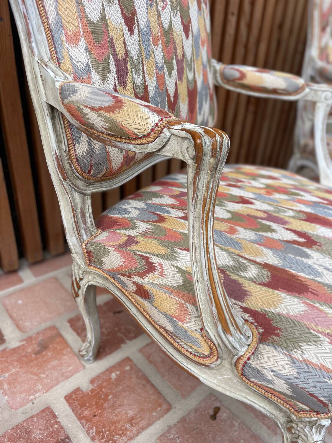 Pair of antique shepherdesses