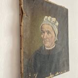 Portrait de femme à la coiffe XIX e