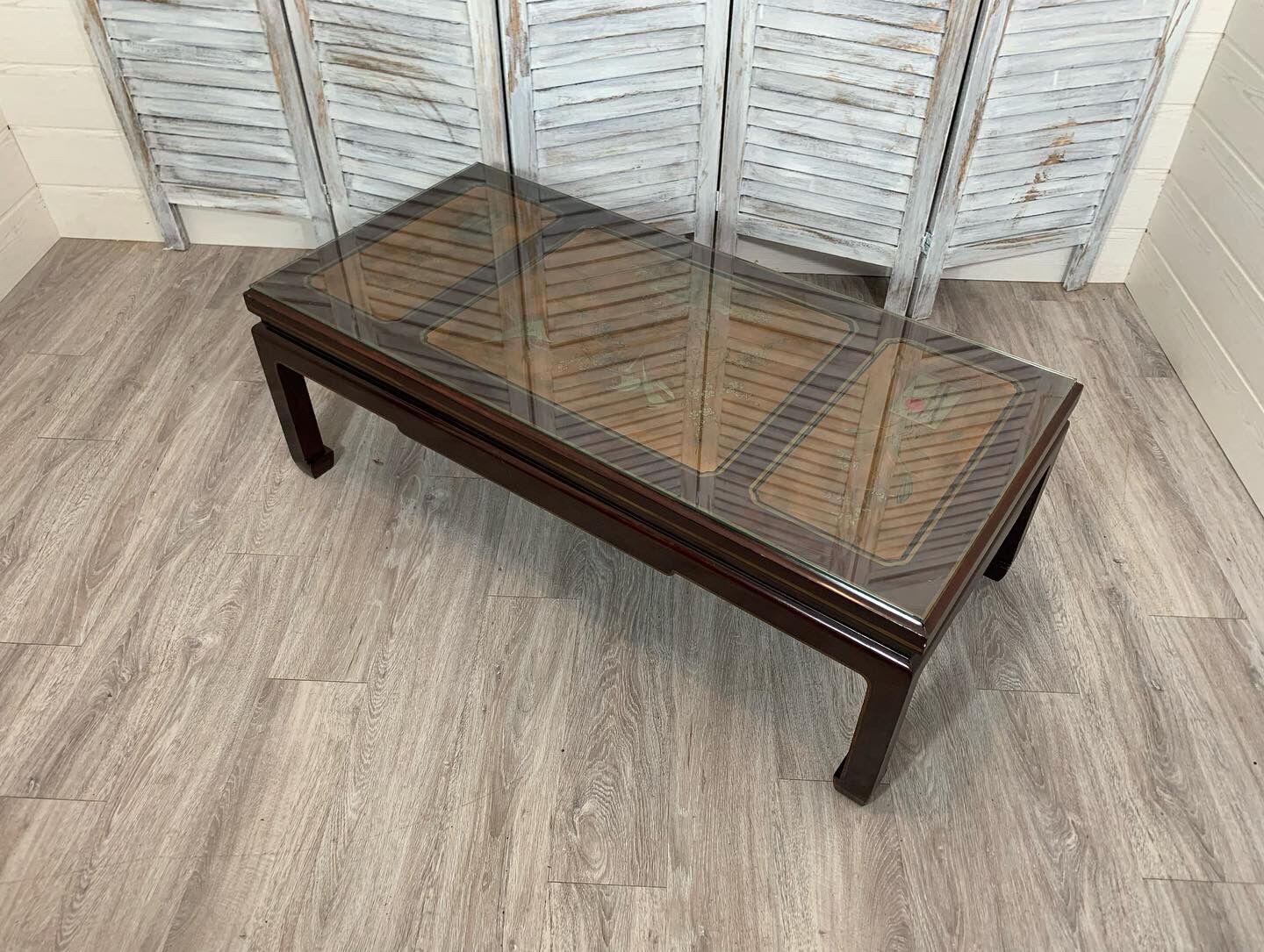 1960s Chinese style lacquered coffee table