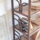 Vintage rattan library from the 70s