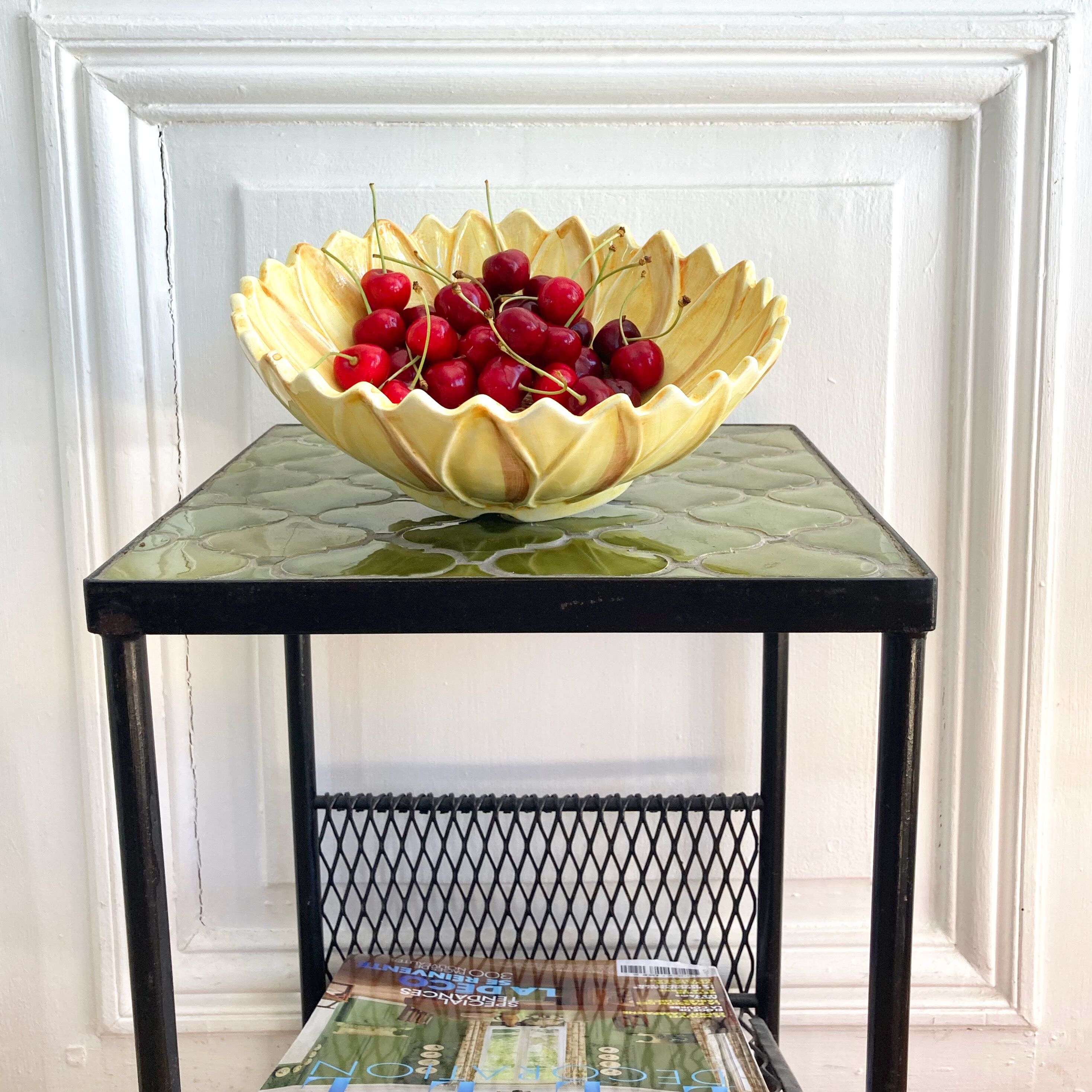 Ceramic fruit drainer