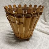 Cache pots bambou vintage