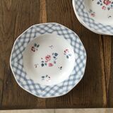 Hollow plates Digoin Sarreguemines model Bastia 1920
