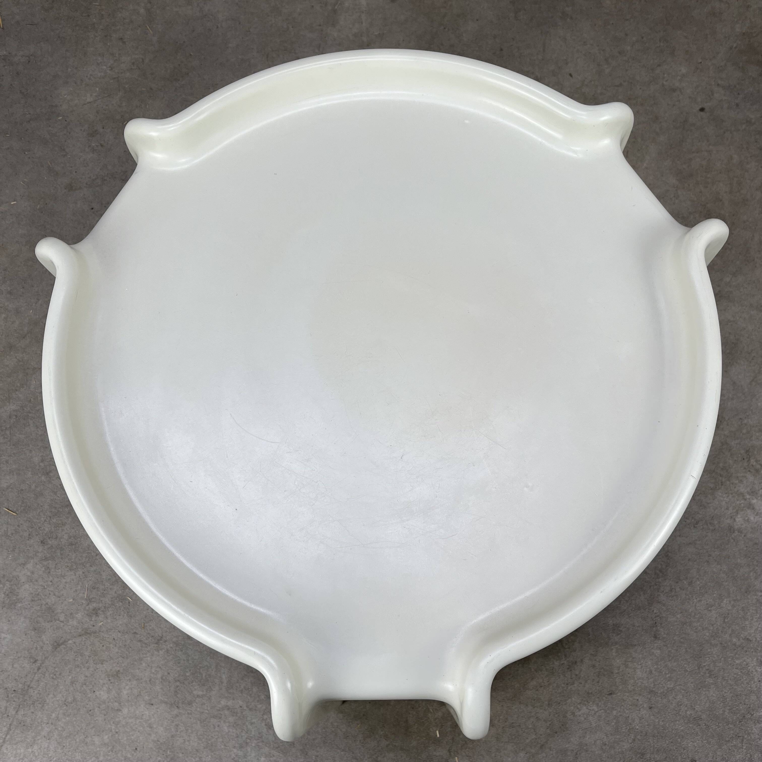 Giotto Stoppino side table, Kartell, 70s, space age style