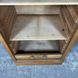 Large oak filing cabinet