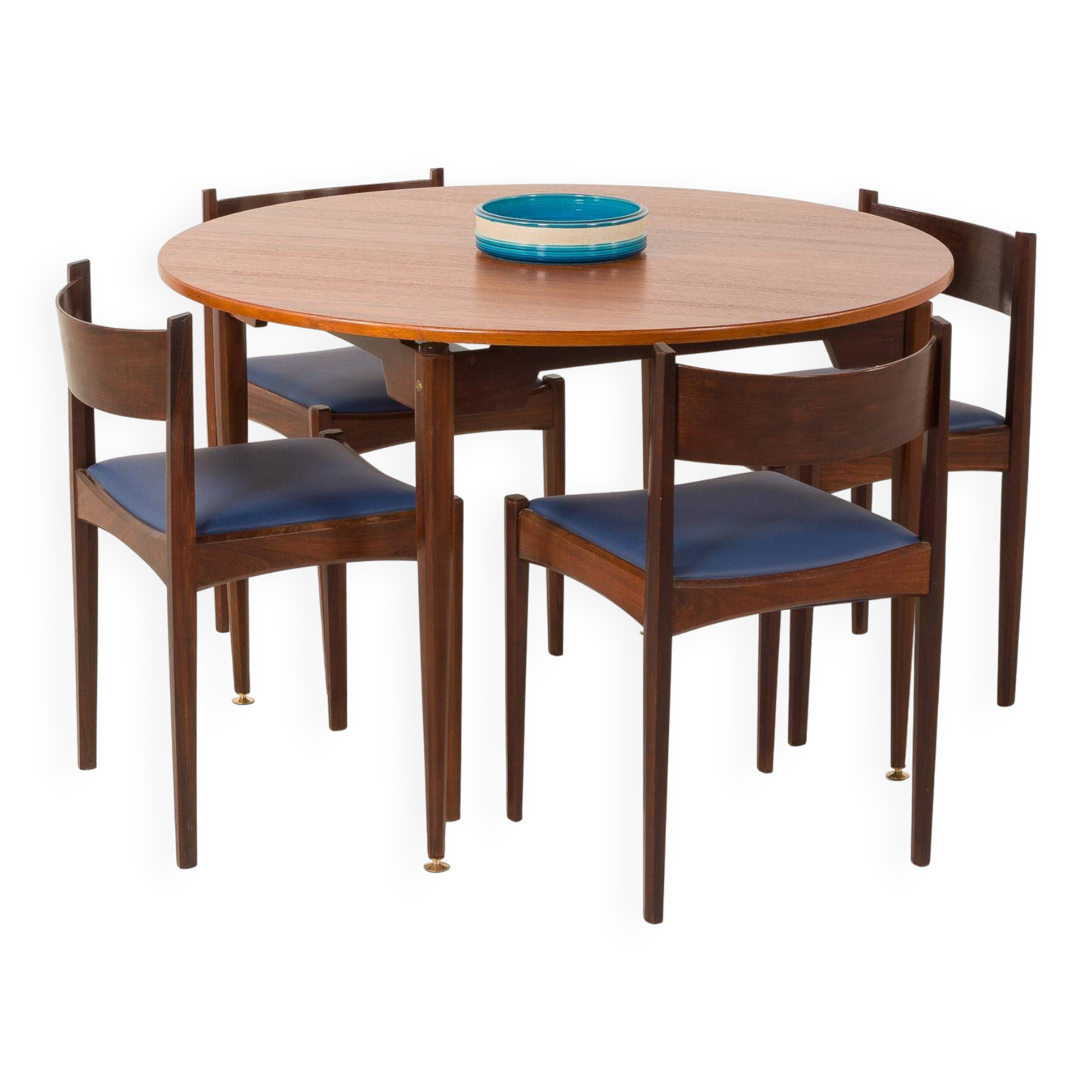 Italian mid century dining table in teak, 1960s
