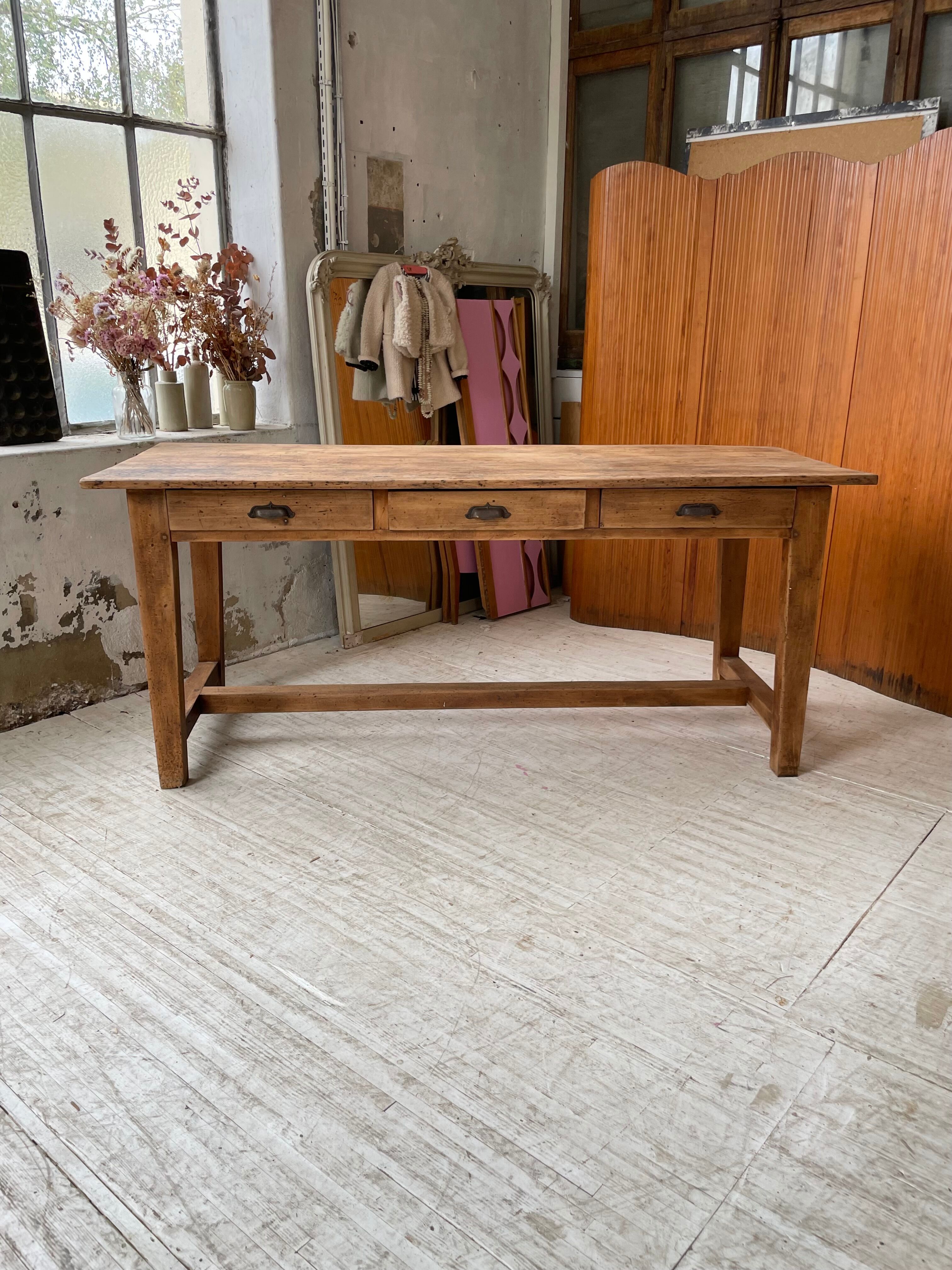 Oak island farmhouse table 2m
