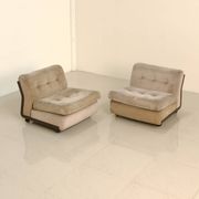 Pair of "Amanta" armchairs by Mario Bellini for C&B Italia, 60s
