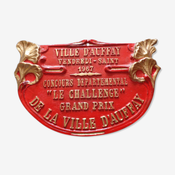 Auffray Agricultural Competition Plate (76)