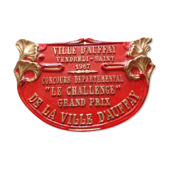 Auffray Agricultural Competition Plate (76)