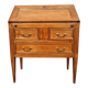Louis XVI scriban desk in walnut and copper rushes circa 1900