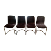 4 Italian chairs, 1970