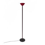 Red black floor lamp uplighter