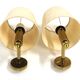 Set of 2 "V-18" metal wall lights, Bergboms, Sweden, 1960