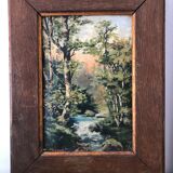 Paire de tableaux du 19e
