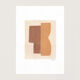 Painting on paper •Terracotta M708 • signed eawy