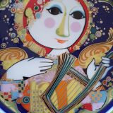 Decorative plate Rosenthal design Bjorn Wiinblad 1978