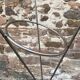 Vintage metal coat rack minimalist